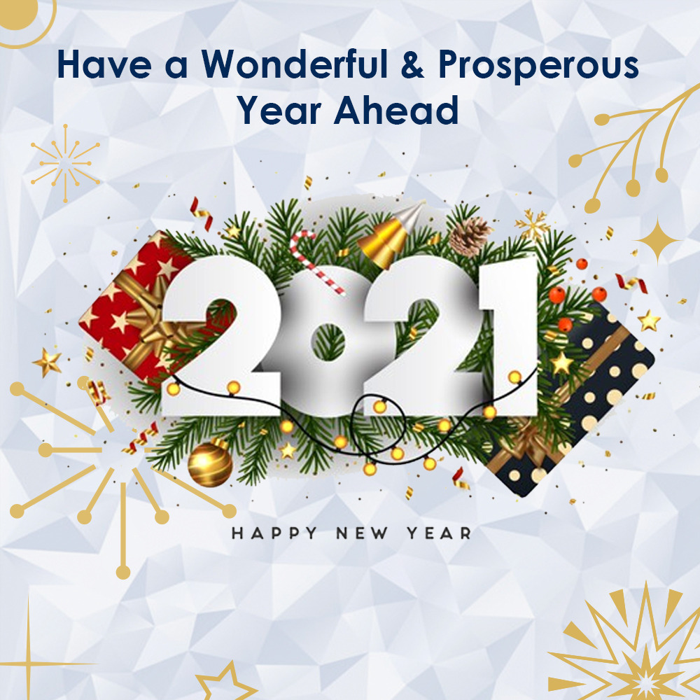 Wishing everyone a very joyous, healthy and prosperous new year. Have a